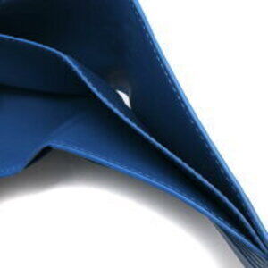 Bottega Veneta Wallet Blue Brietta Intrecciato Compartment